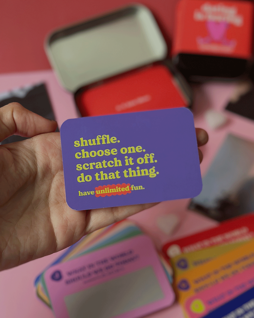 dating is boring: A-Z date ideas scratch off cards