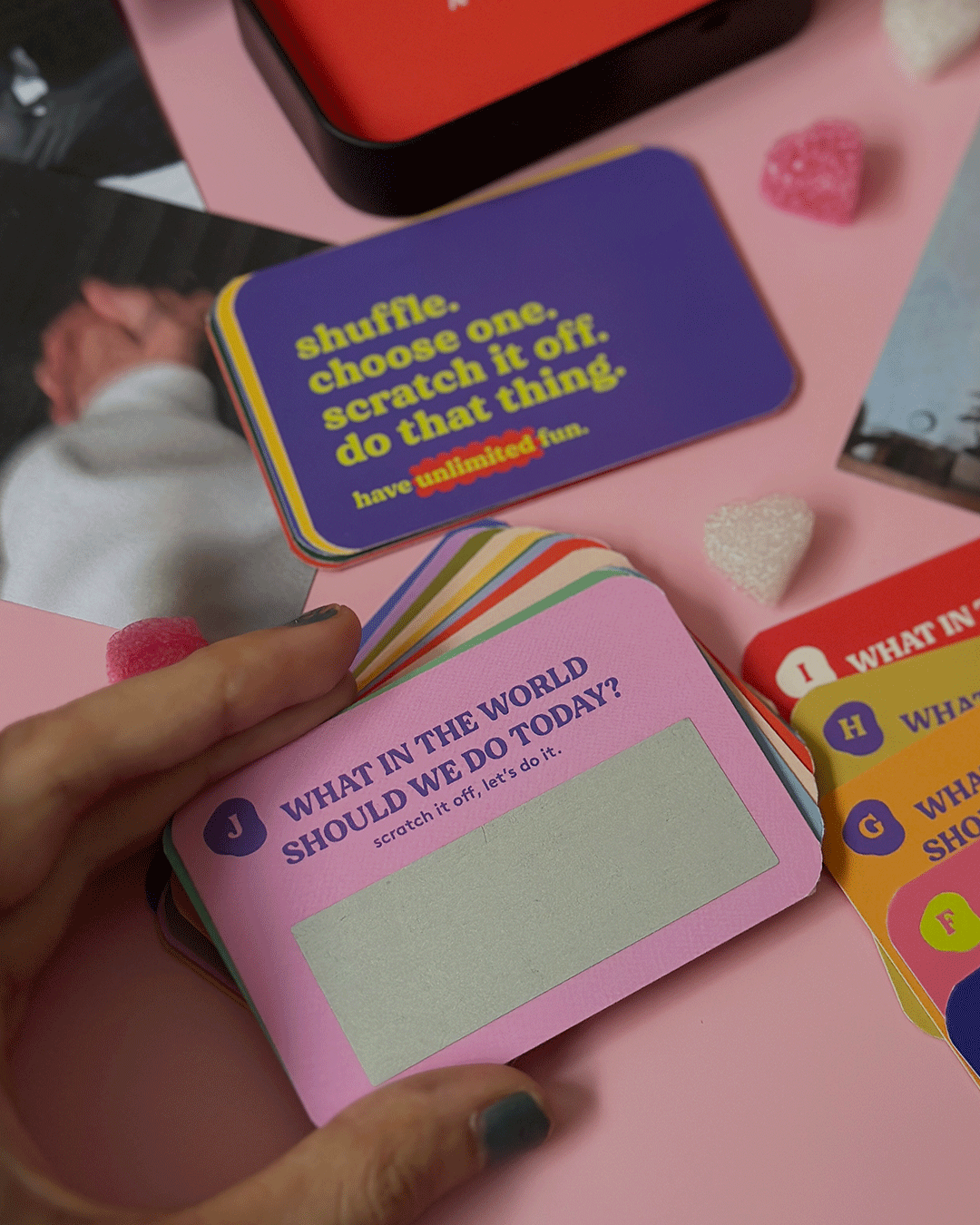 dating is boring: A-Z date ideas scratch off cards