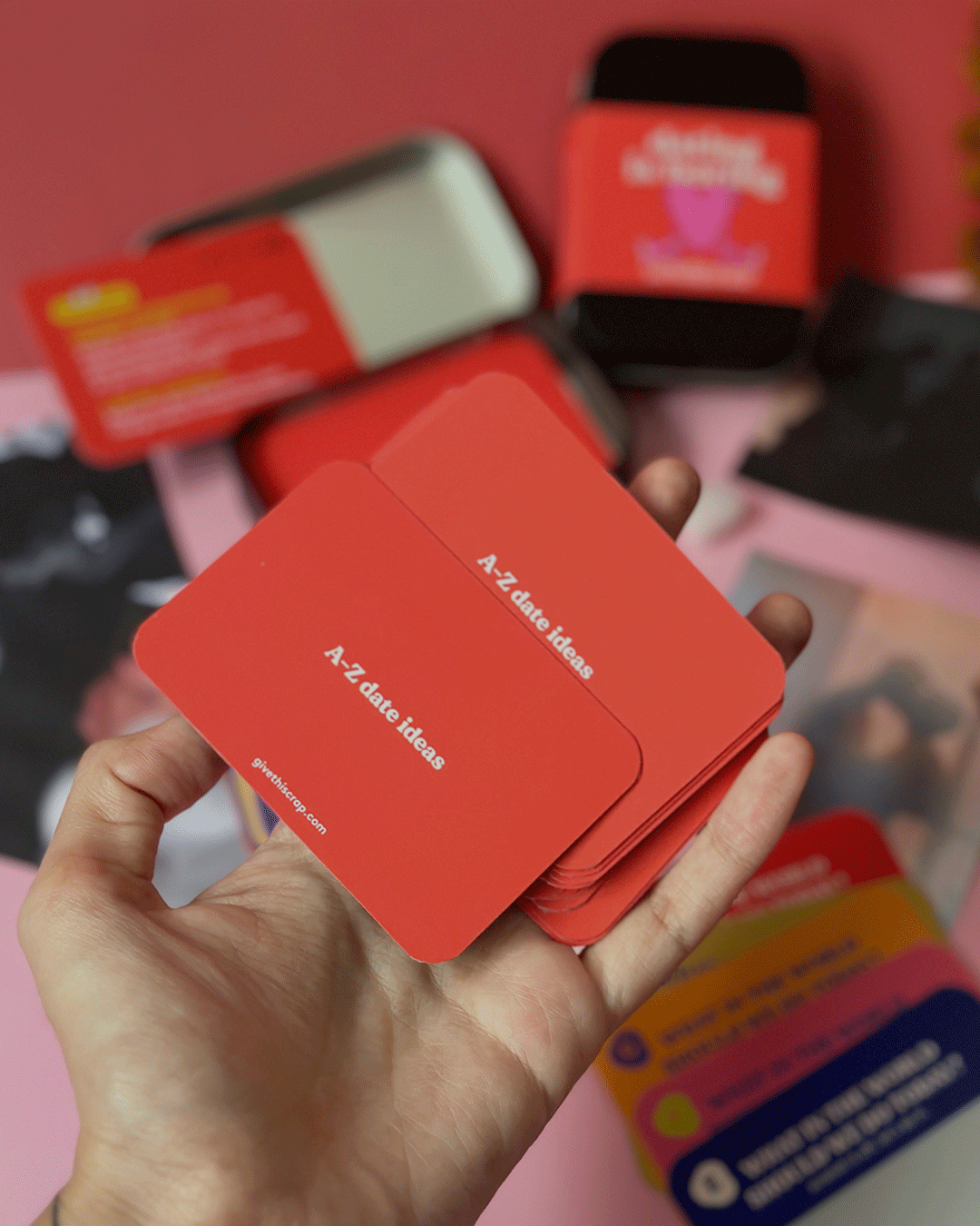 dating is boring: A-Z date ideas scratch off cards