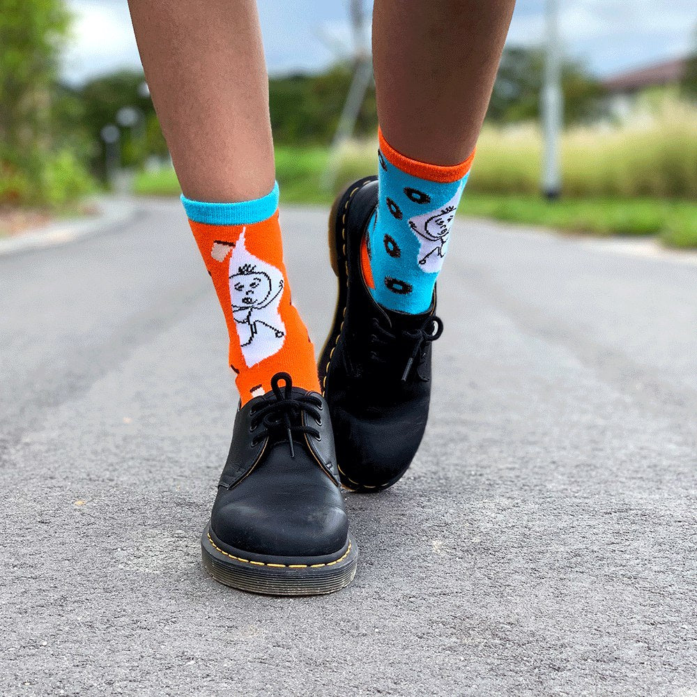 TSH Fun Colour-Blocking Socks