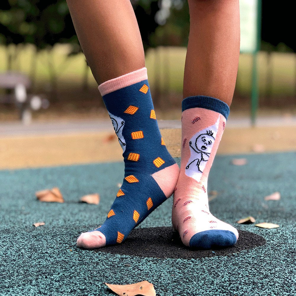TSH Fun Colour-Blocking Socks