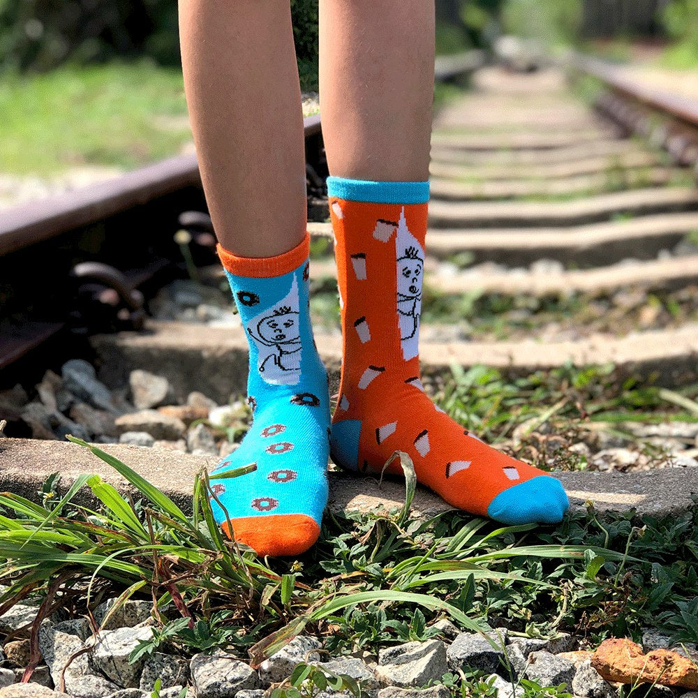 TSH Fun Colour-Blocking Socks