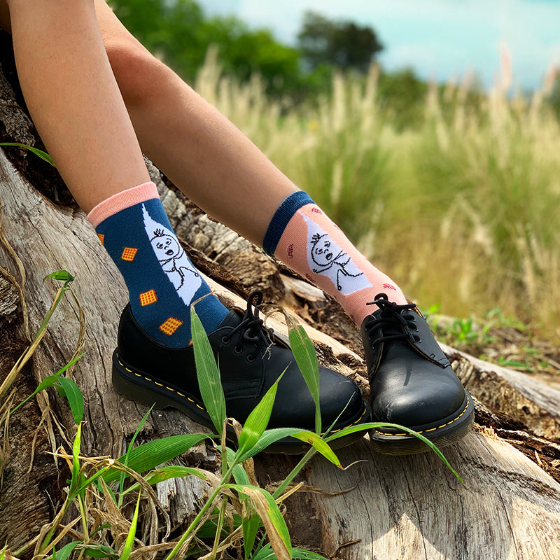 TSH Fun Colour-Blocking Socks
