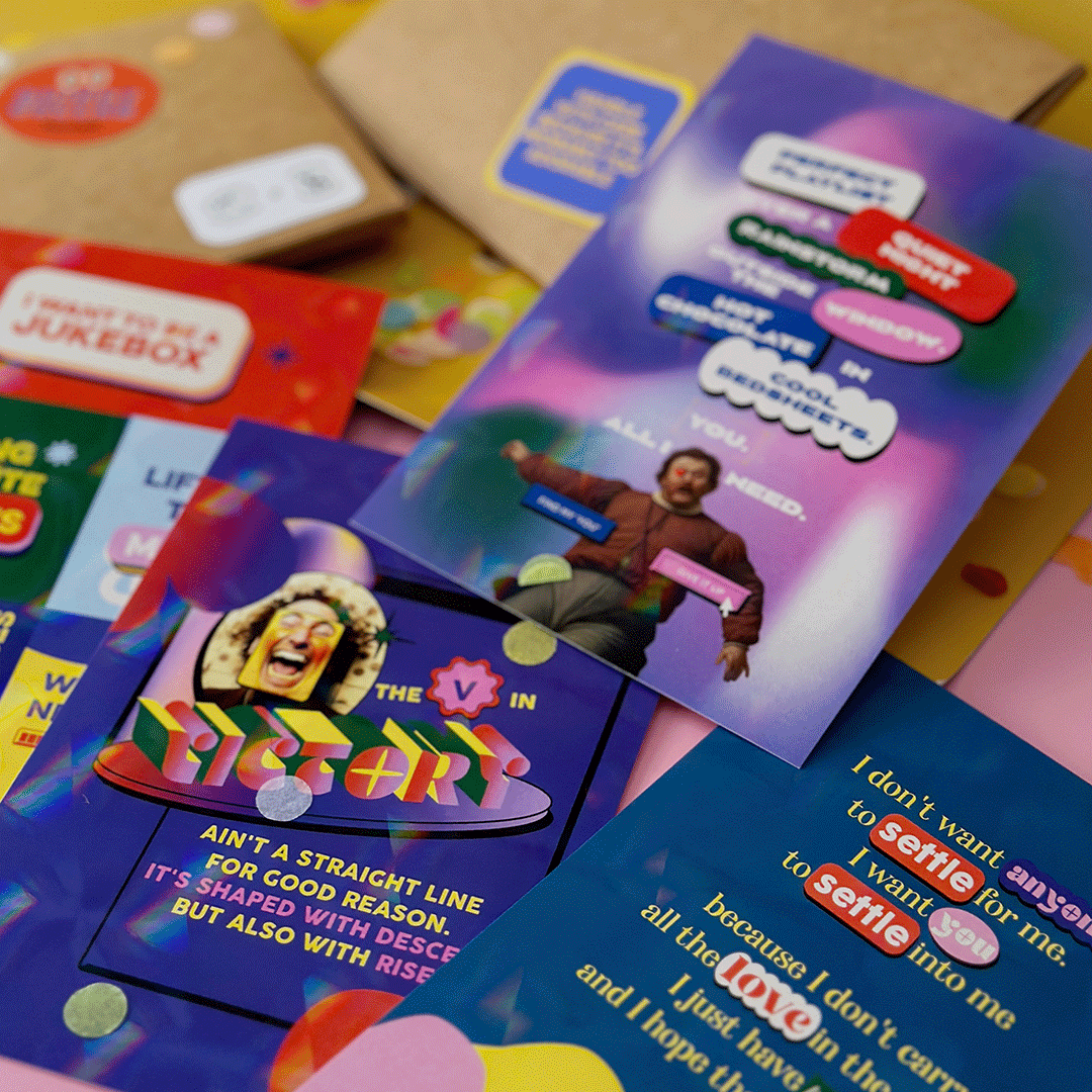 The Unusual Happiness Postcard Set