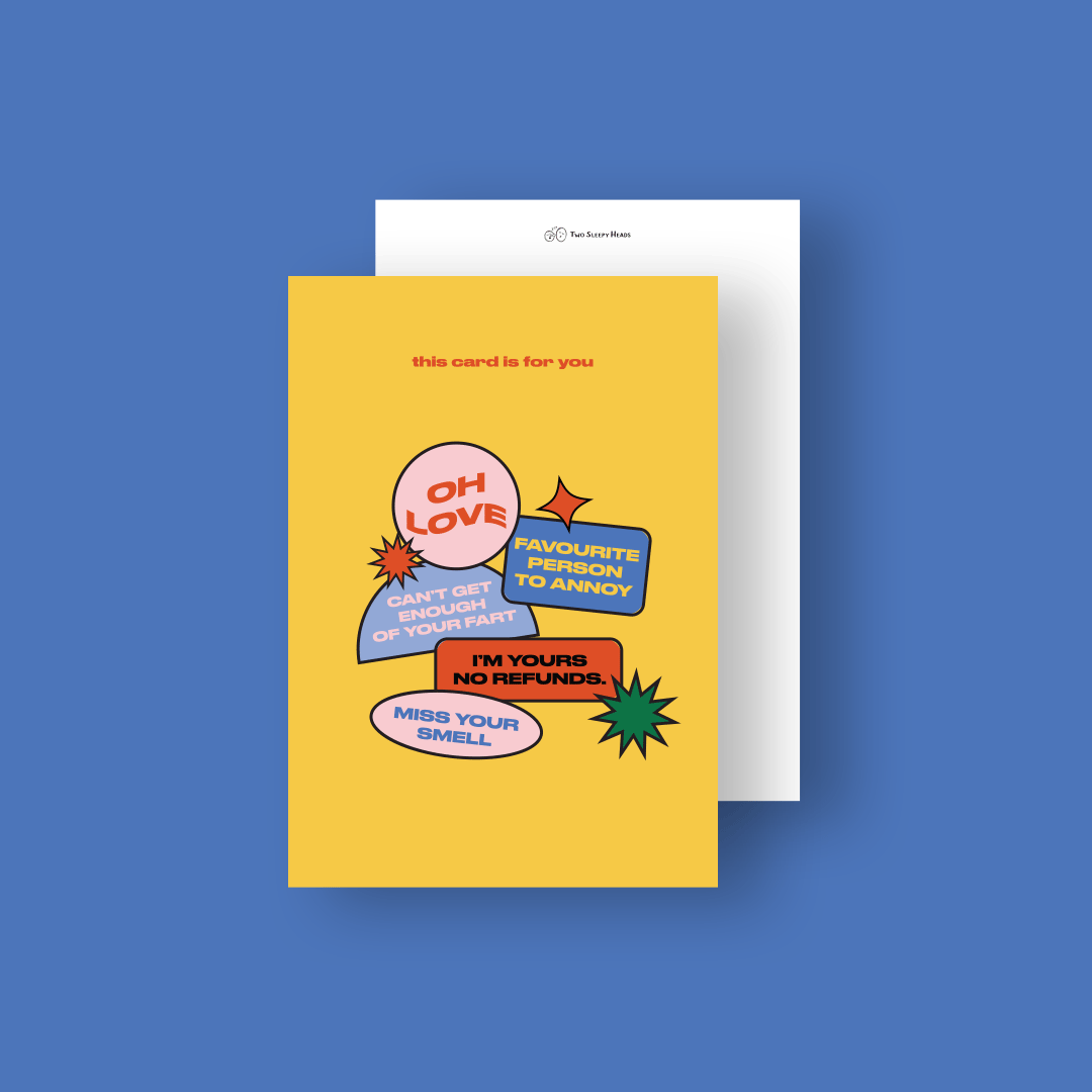 This card is for you Illustration Card