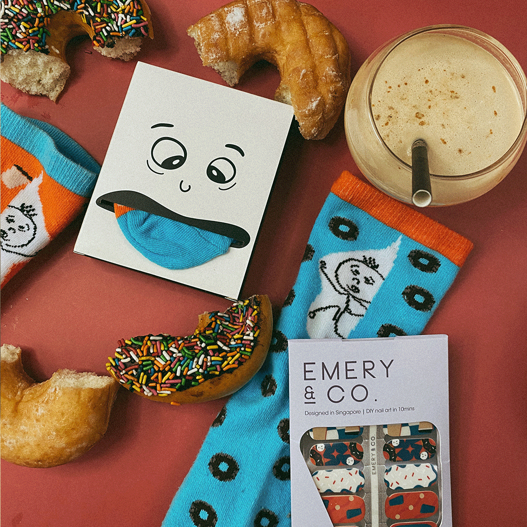 Bundle Collab: Socks + Nail Art Stickers