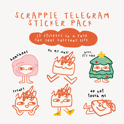 Scrappie Telegram Sticker Pack